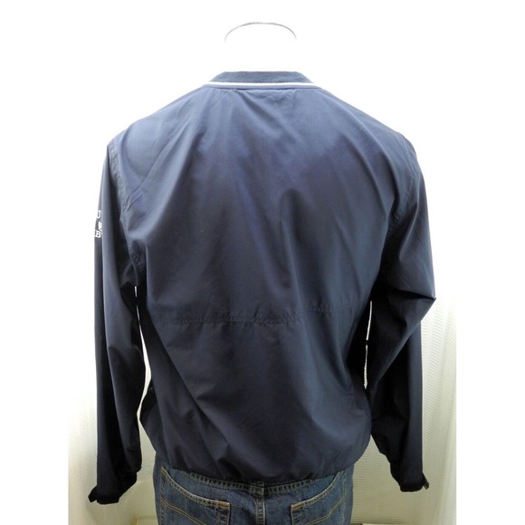 Cutter & Buck Navy Blue V-Neck Long Sleeve Golf Wind Pullover - Men's M - Picture 4 of 7